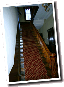 Stairs to third floor